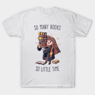 So many Books So little Time Funny Cute Gift T-Shirt